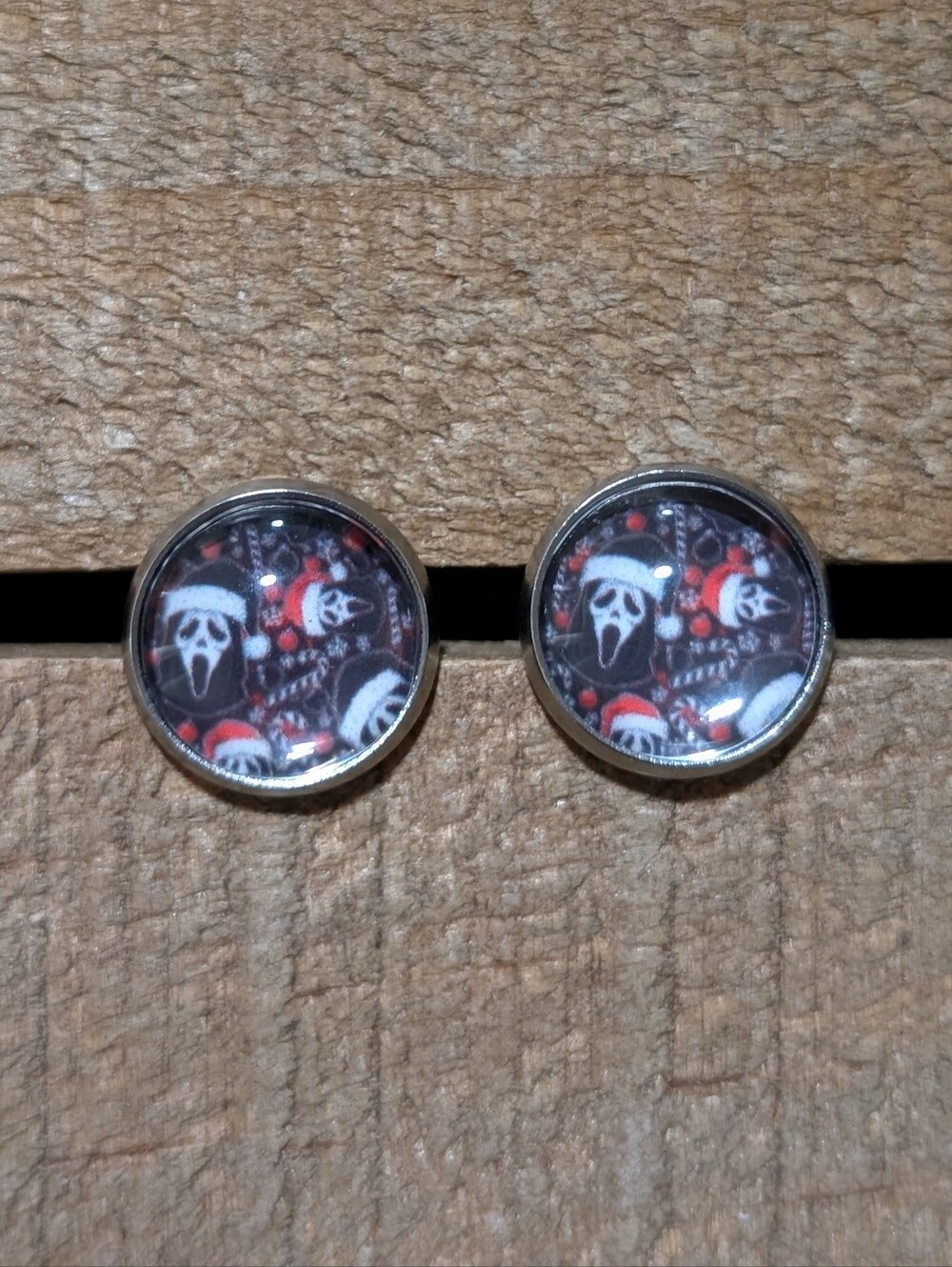 💟 Ghostface Handmade Earrings